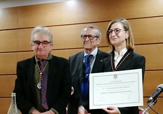 La Dra. María Tormo, nombrada académica correspondiente de la Academia de Ciencias, Ingenierías y Humanidades de Lanzarote