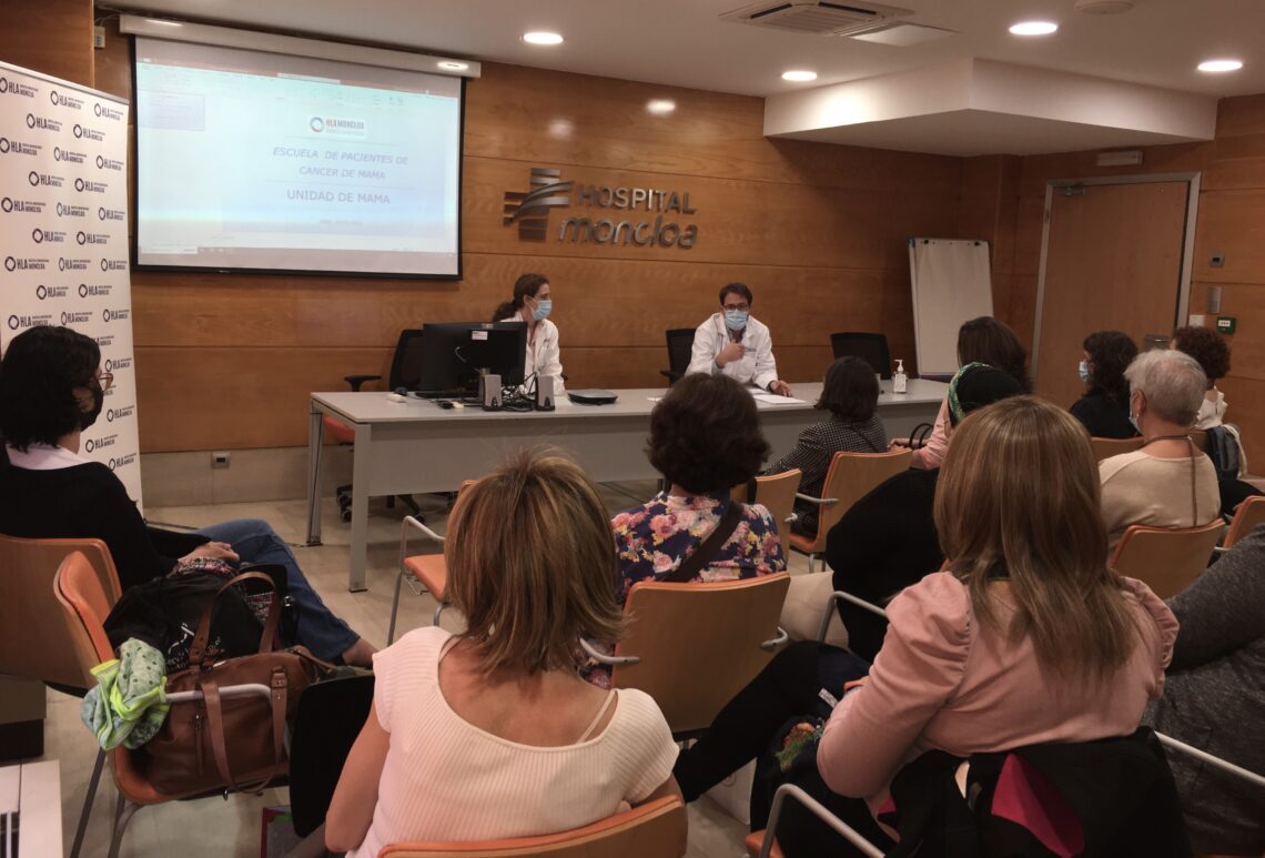 TERCERA EDICIÓN DE LA ESCUELA DE PACIENTES CON CÁNCER DE MAMA HOSPITAL UNIVERSITARIO HLA MONCLOA