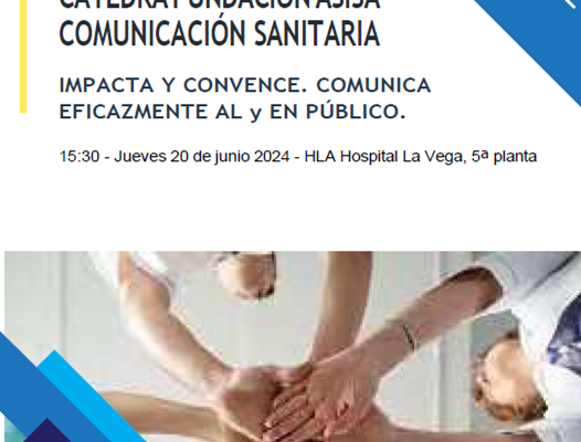 La Cátedra de Comunicación Sanitaria Fundación ASISA y Universidad de Murcia organiza el taller “Impacta y Convence. Comunica eficazmente al y en público”