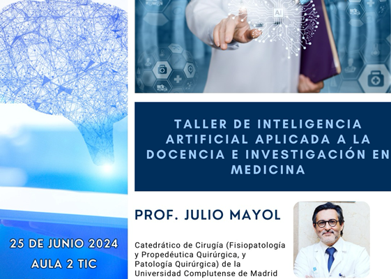 La Cátedra ASISA de Salud Cerebral y Cognitiva de la Universidad de Málaga organiza el Taller de Inteligencia Artificial aplicada a la docencia e investigación en Medicina