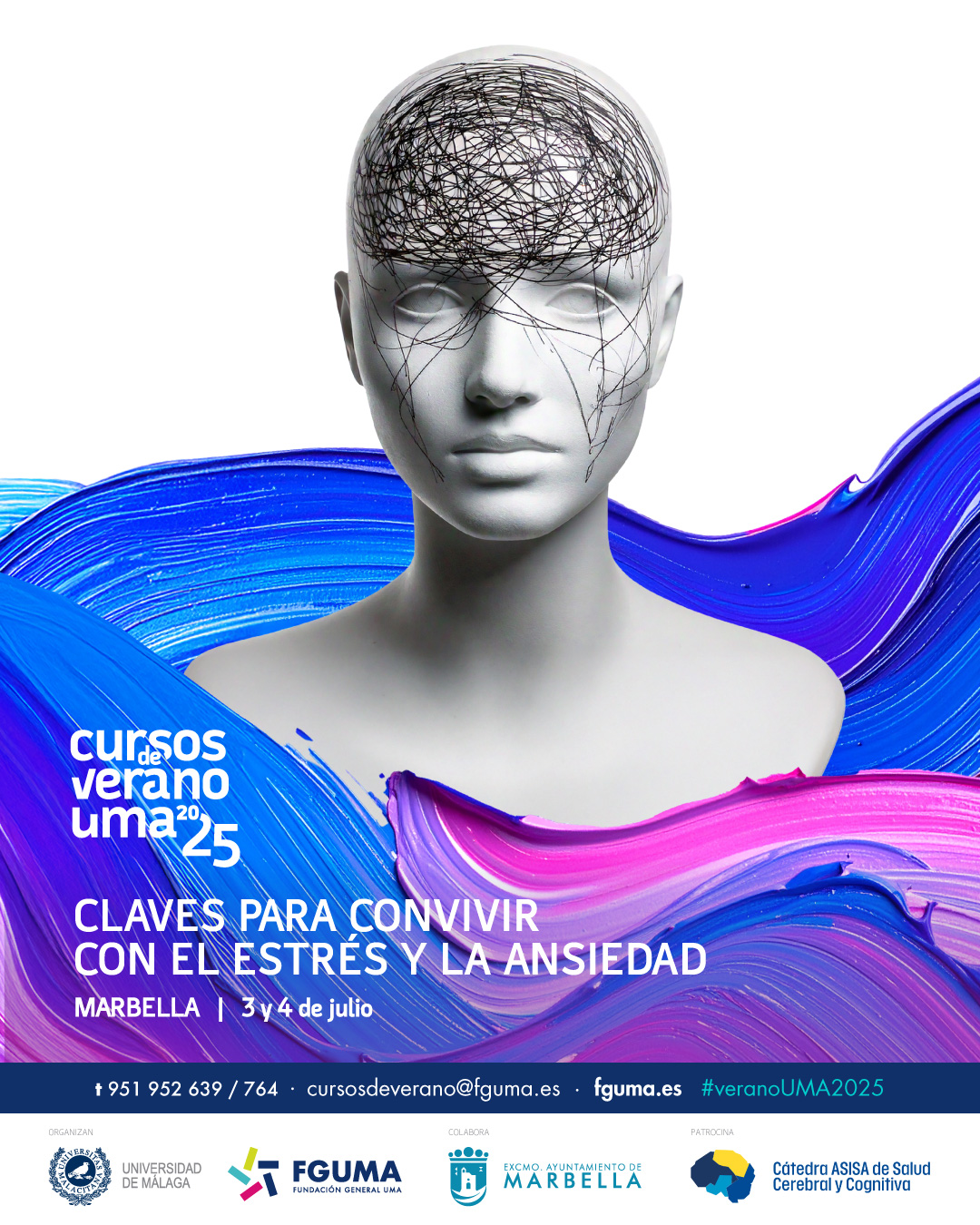 La Cátedra ASISA de Salud Cerebral y Cognitiva de la Universidad de Málaga patrocina el curso de verano “Claves para convivir con el estrés y la ansiedad”
