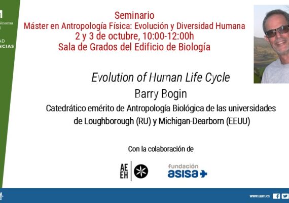 La Fundación ASISA colabora con la Universidad Autónoma de Madrid en la conferencia que impartirá el profesor Barry Bogin