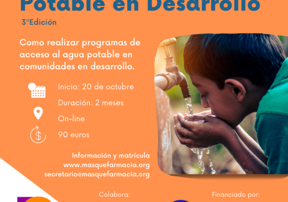 La Fundación ASISA patrocina la 3ª edición del curso “Gestión de Agua Potable en Desarrollo” impartido por la ONG Más Que Farmacia