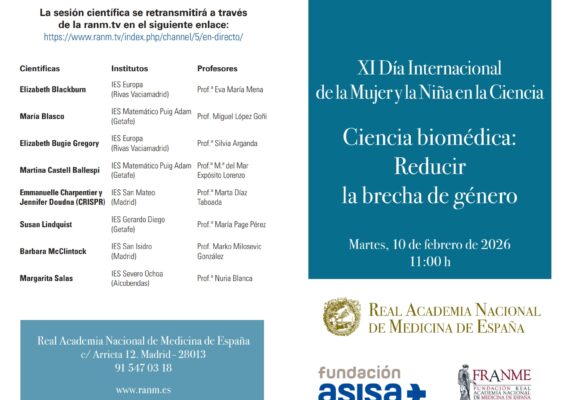 La Fundación ASISA patrocina la Sesión Científica Conmemorativa por el XI Día Internacional de la Mujer y la Niña en la Ciencia