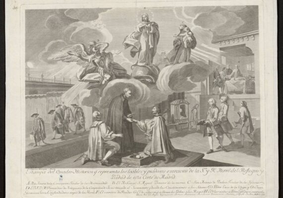 El Museo Virtual de Ecología Humana presenta la Pieza del mes, Cristo es cada pobre: la Hermandad del Refugio y el traslado de los enfermos en la corte madrileña.